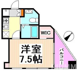 東京都渋谷区初台1【マンション】の間取り