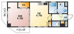 ロイヤルスクエア【2階】の間取り