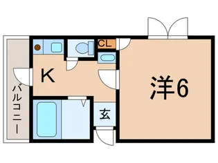 ルミナス浜芦屋【4階】の間取り