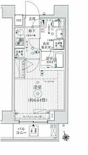 リライア東京イーストレジデンス【3階】の間取り