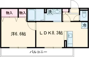ブリリアンコート【1階】の間取り