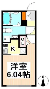 ブランシェ中野富士見町【2階】の間取り