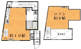 キャトル笹塚【2階】の間取り