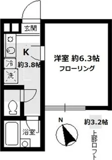 AXIA溝の口【1階】の間取り