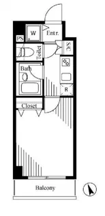 パレステュディオ代々木II神宮の杜【3階】の間取り