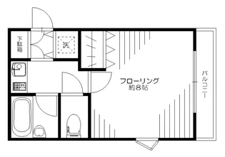 東京都新宿区四谷本塩町【マンション】の間取り