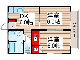 聖和コーポ【2階】の間取り