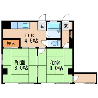 第1小島ビル【4階】の間取り