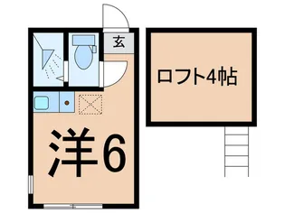 ユナイトエールツルミ【2階】の間取り
