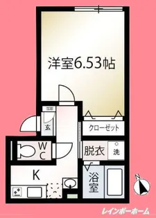 MQuarto一之江【3階】の間取り