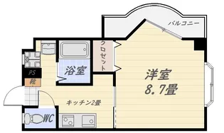 スミトモマンション荒田【1階】の間取り