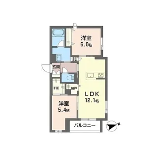 ルリアン【3階】の間取り