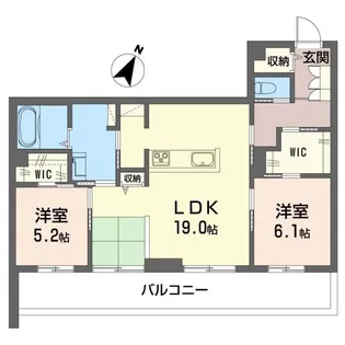 リリーフィア【1階】の間取り