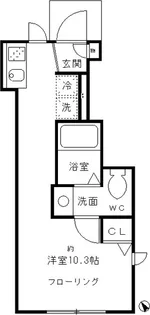 アドウビ学芸大学 B【1階】の間取り