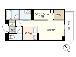 クリソベリル【2階】の間取り