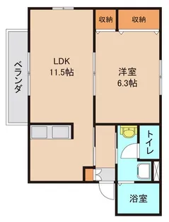 スマイルコート【1階】の間取り