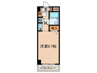 T´s garden武蔵小杉【1階】の間取り