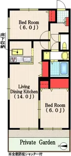 ラフィネ青葉台【1階】の間取り
