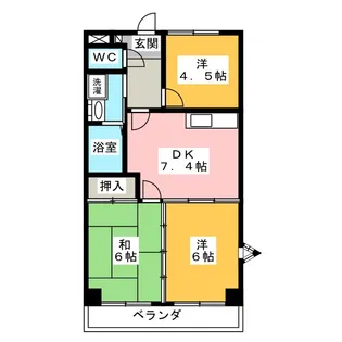 T-ビル【4階】の間取り
