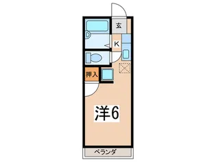 レオ新横浜 B【2階】の間取り