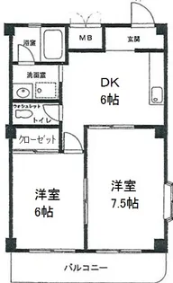 フォレスト相模【2階】の間取り