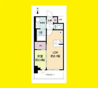 セレニテ江坂グランデ【3階】の間取り