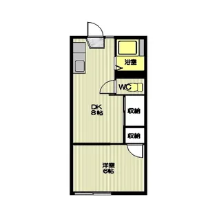 グリーンハイツ【2階】の間取り