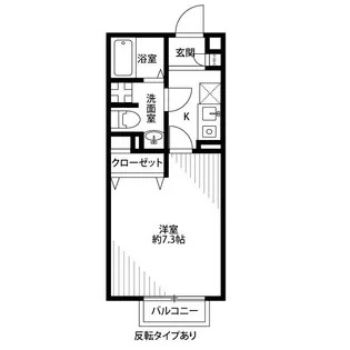 アムール 新都心【2階】の間取り