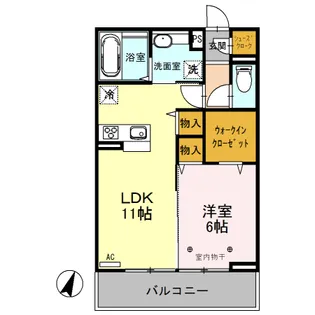 Lupinus Garden【2階】の間取り