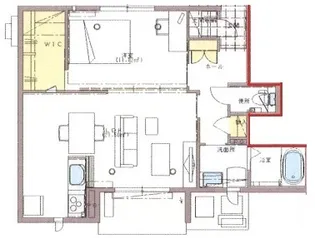 シャーメゾン・マードレII【1階】の間取り