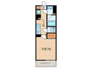 ザ・パークハビオ神楽坂香月【1階】の間取り