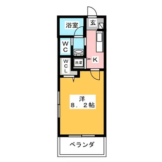 クレア【2階】の間取り