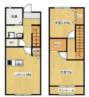 テタンジェの間取り