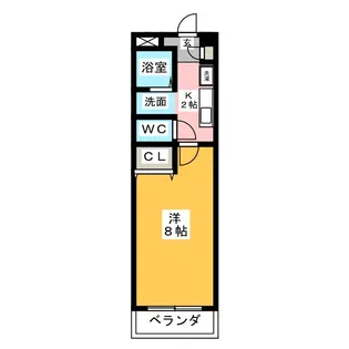 アビタイ植田【2階】の間取り