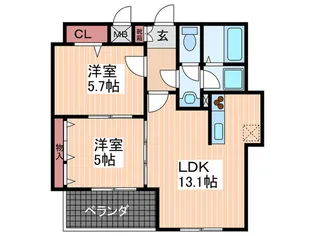 京才ビル【2階】の間取り
