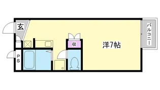 レオパレスIMAZUI【1階】の間取り