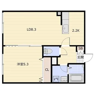 Merfino(メルフィーノ)【1階】の間取り