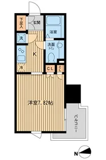 KDXレジデンス東新宿【14階】の間取り