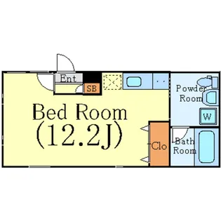 リシェス目黒【3階】の間取り
