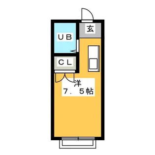 アビタ服部【1階】の間取り