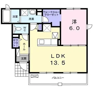 クリスタル キャッスル【1階】の間取り