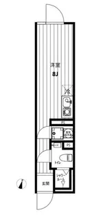 COCOFLAT 阿佐ヶ谷【1階】の間取り