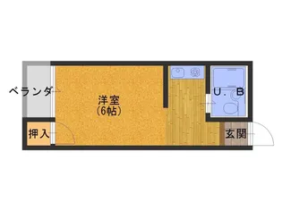 安岡寺エンビィハイツ【3階】の間取り