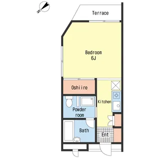 マシュー・ハウス【1階】の間取り