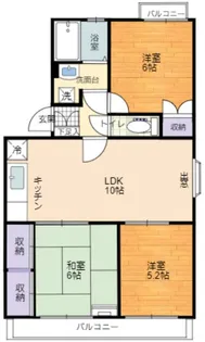 コンフォートK【2階】の間取り