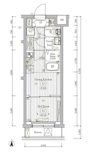 ミライズ下丸子アロー【2階】の間取り