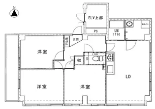 コーピアス扇橋【6階】の間取り