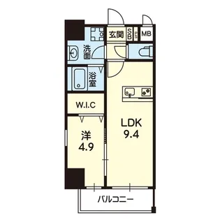 ArtizA熊本新町【12階】の間取り
