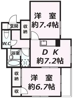 ピュアステイツ【2階】の間取り