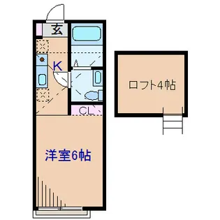 サンテラス富士【2階】の間取り